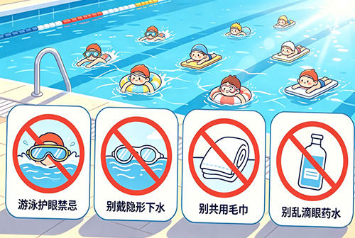 游泳季高发红眼病！夏季玩水护眼，这些禁忌一定要避开！